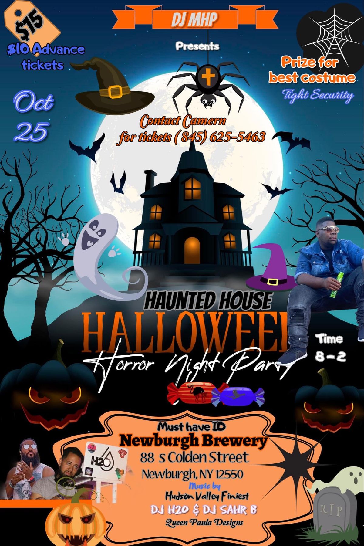 Haunted house Halloween party