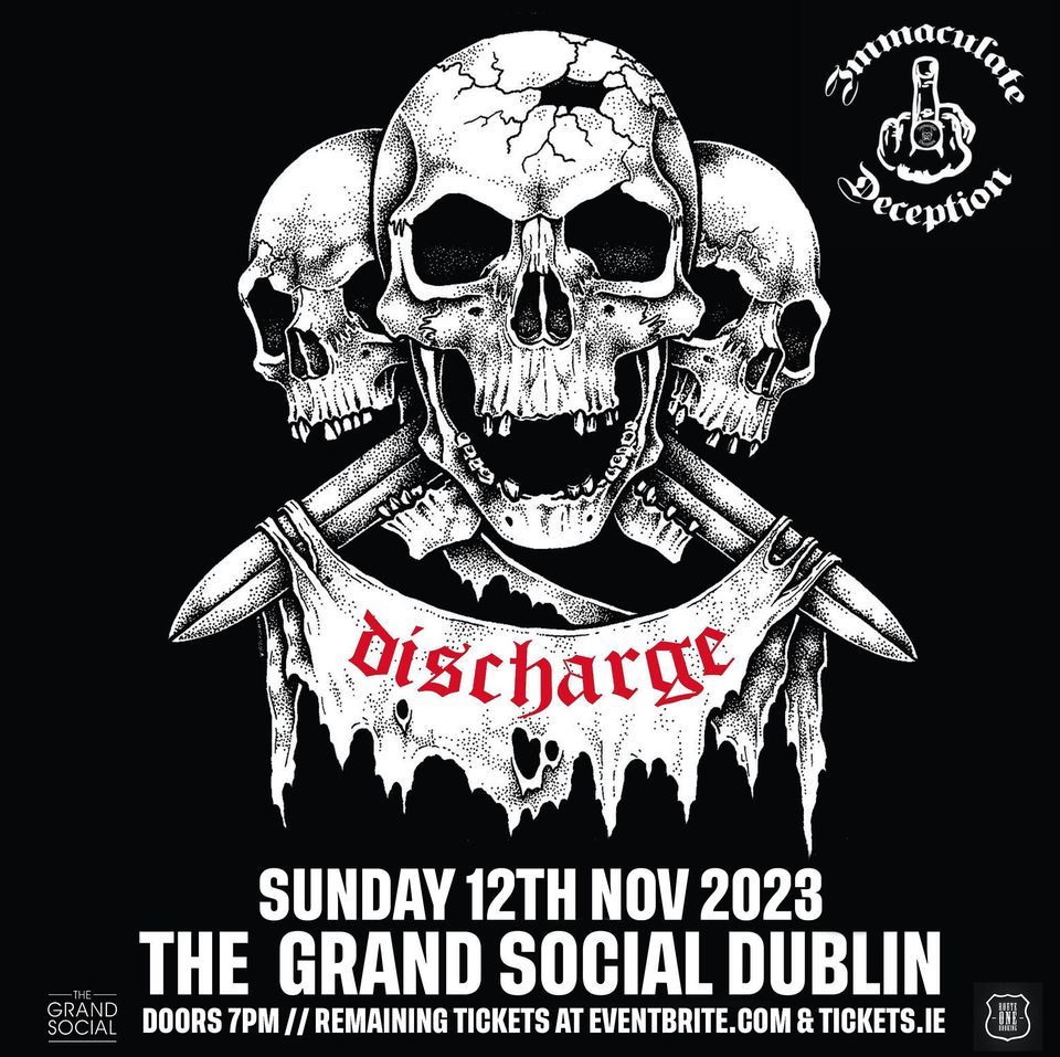 Discharge at The Grand Social Dublin 12\/11\/23