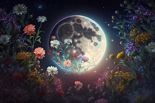 Flower Full Moon Sound Therapy and Energy Healing
