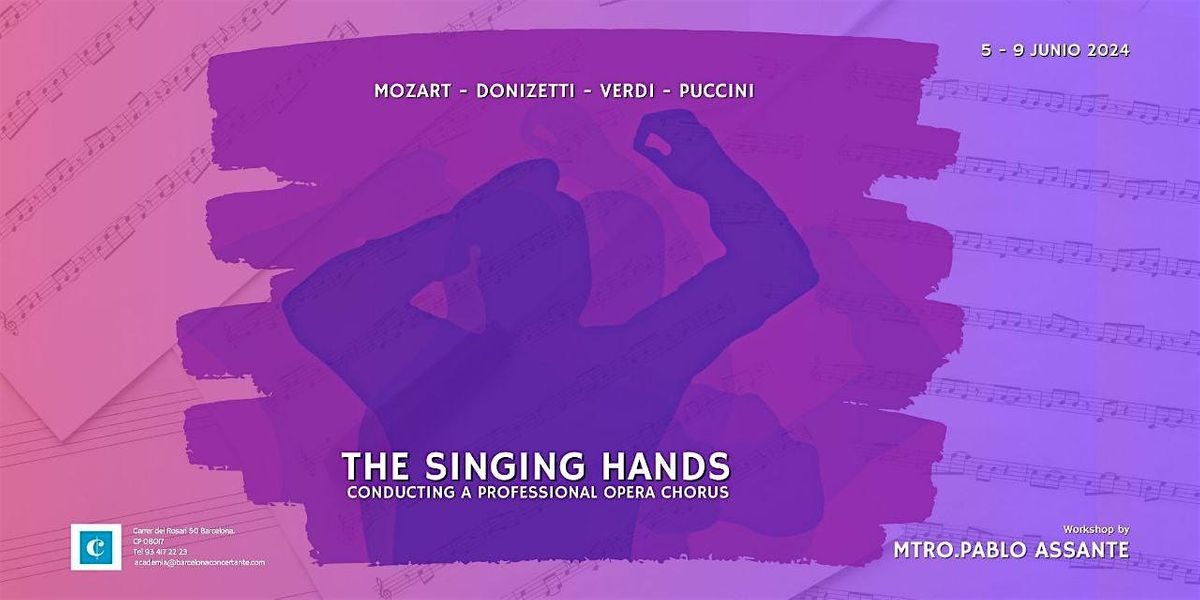 "The Singing Hands"\/ Conducting a professional Chorus