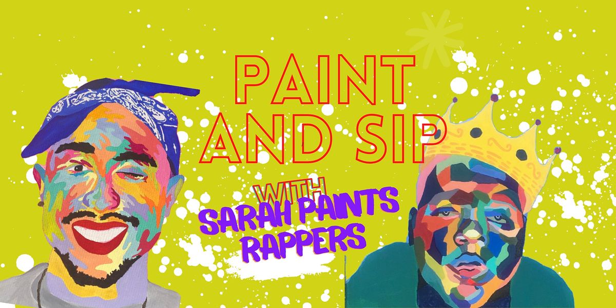 Rappers Paint and Sip with Sarah Paints Rappers Philly