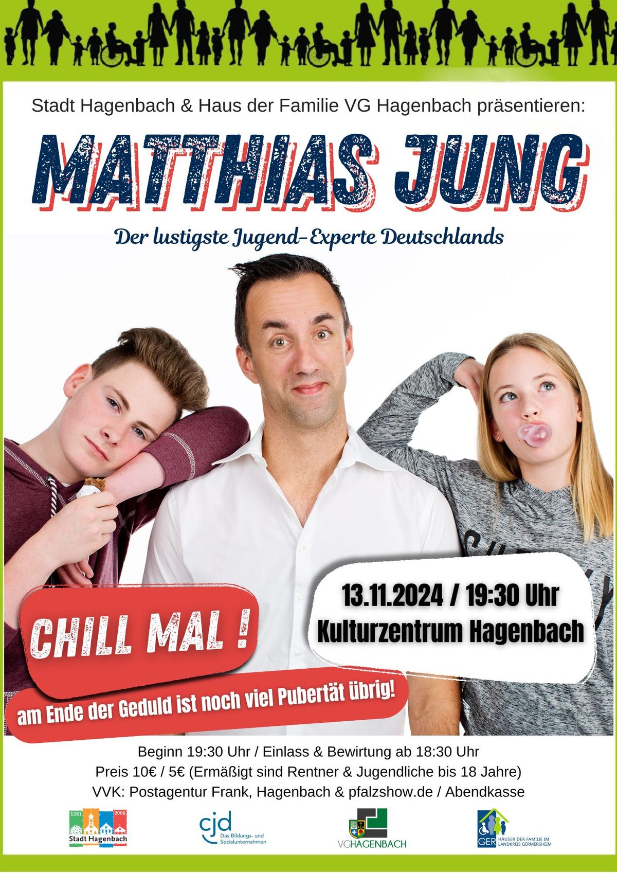 Matthias Jung "Chill mal! Am Ende der Geduld ist noch viel Pubert\u00e4t \u00fcbrig"