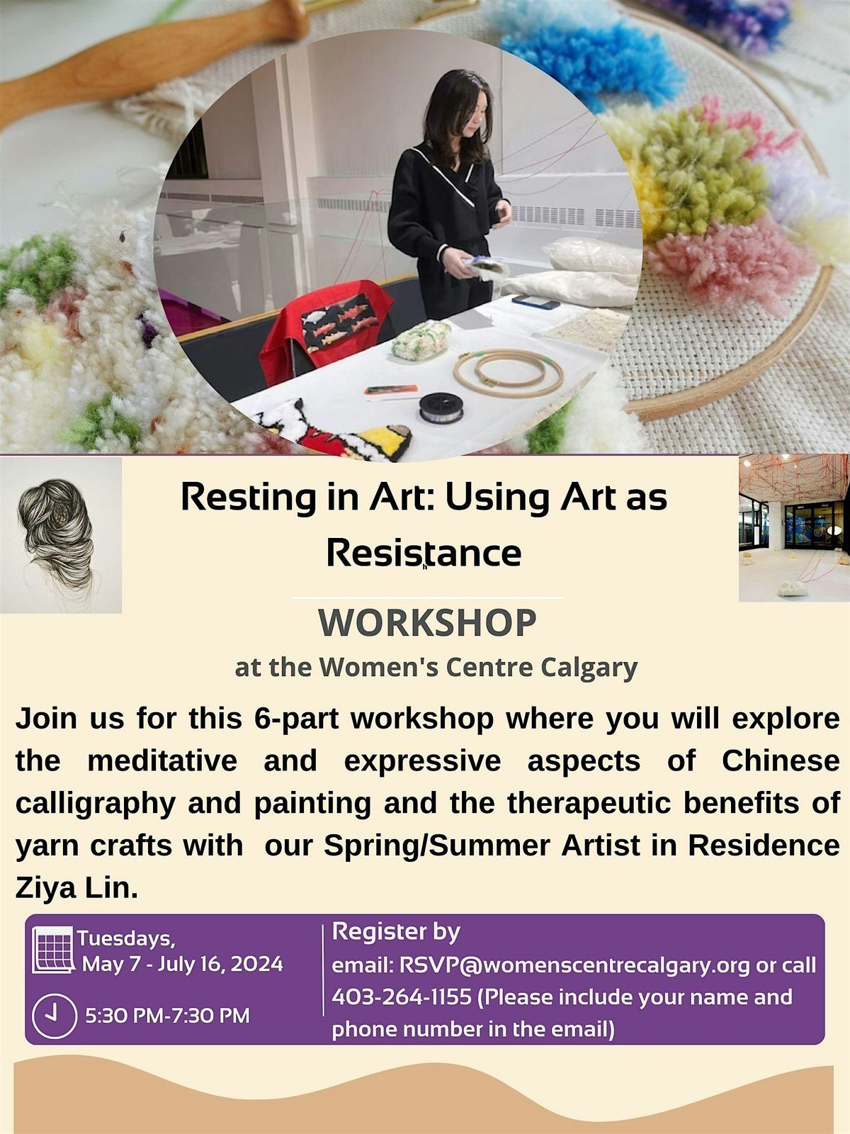 Resting in Art: Using Art as Resistance, Women's Centre of Calgary, 7 ...