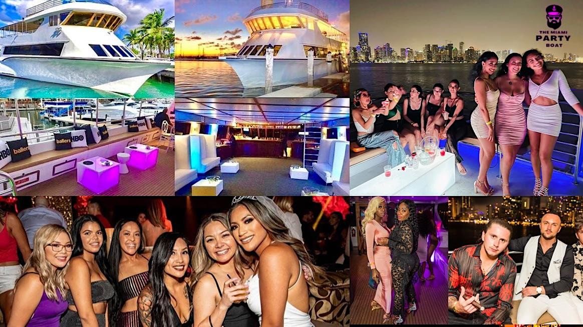 MIAMI PARTY BOAT + OPEN BAR  |  Veterans Day Weekend