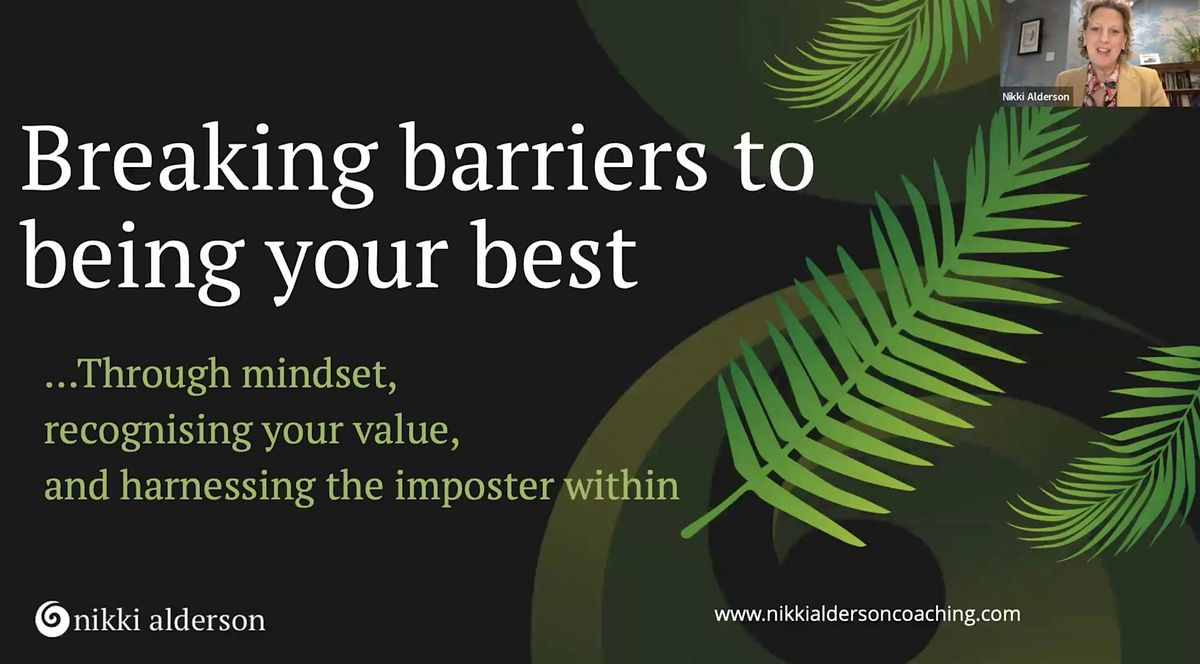 Breaking barriers to being your best...