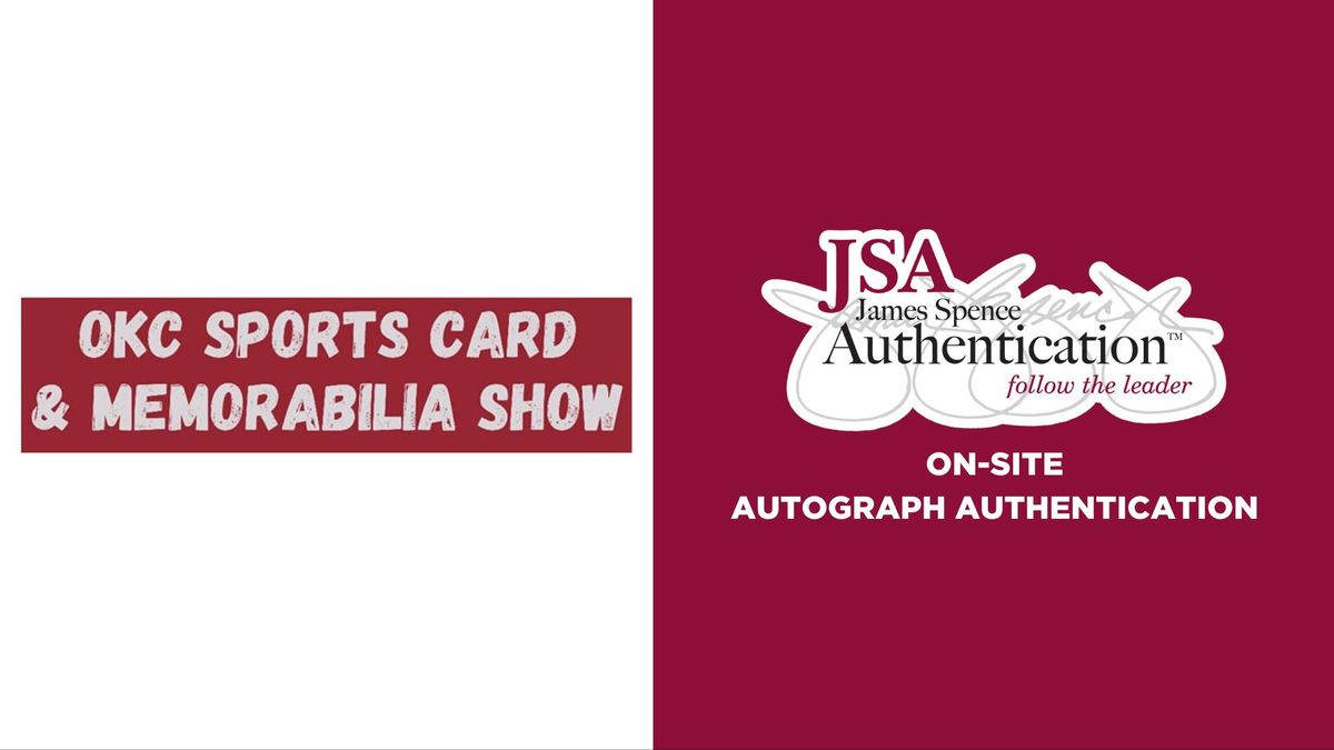 JSA at the OKC Sports Cards and Memorabilia Show