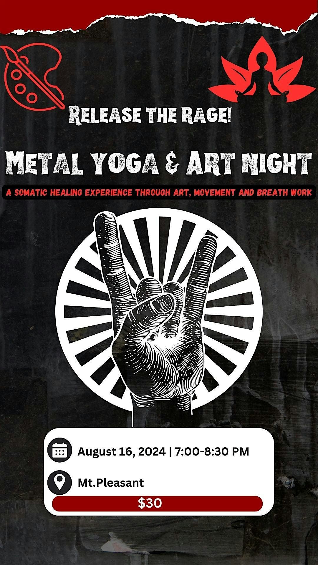 Metal Yoga & Art Night