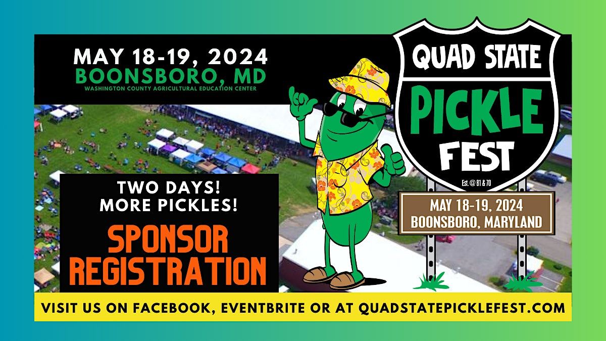 Quad State Pickle Fest 2024 (Main Event) Sponsor Registration