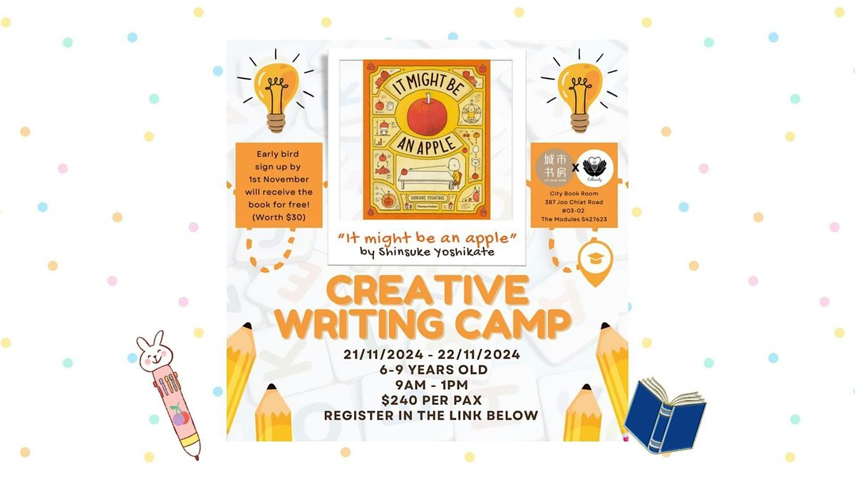 'It Might Be An Apple' Creative Writing Workshop