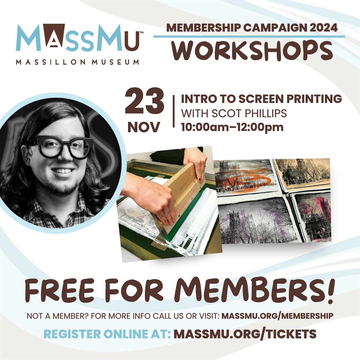 Member Workshop - Intro to Screen Printing with Scot Phillips