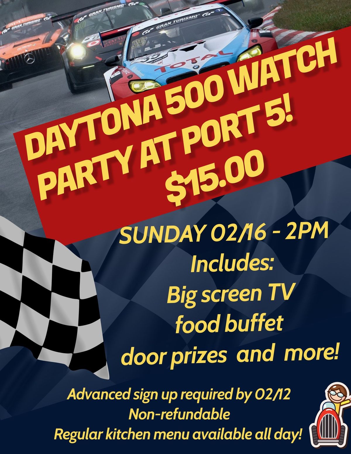 \ud83c\udfce\ufe0f\ud83c\udfce\ufe0f Daytona 500 Watch Party!! \ud83c\udfce\ufe0f\ud83c\udfce\ufe0f