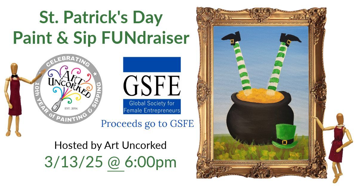 GSFE St. Patrick's Day Paint & Sip FUNdraiser