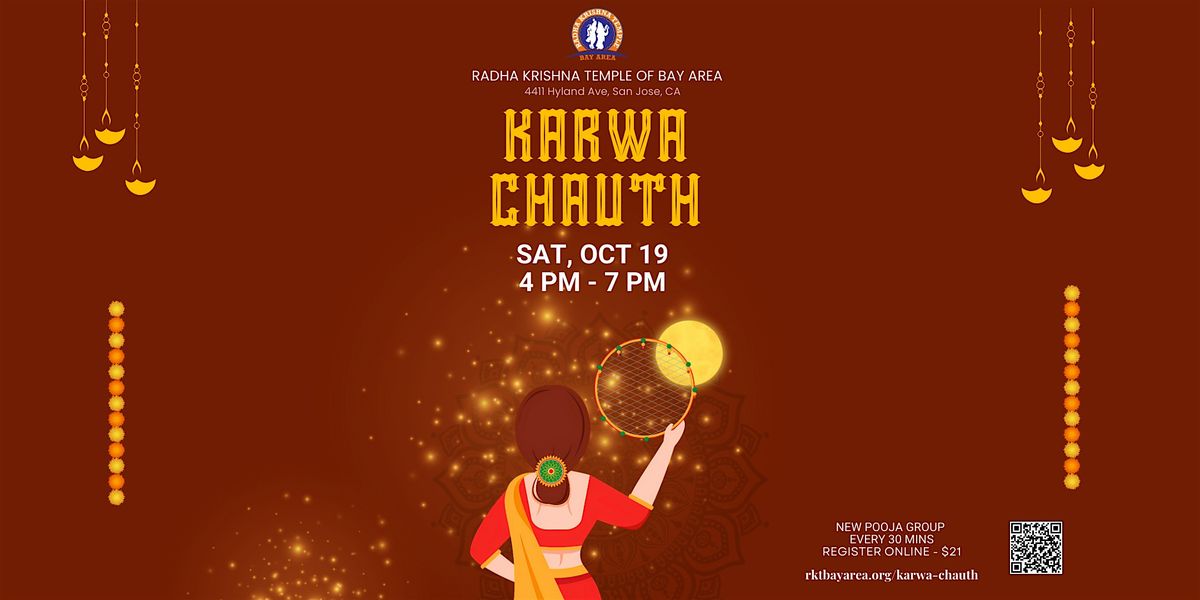 Karwa Chauth at Radha Krishna Temple of Bay Area