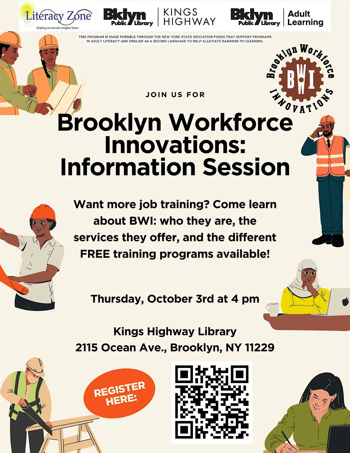 Brooklyn Workforce Innovations: Information Session