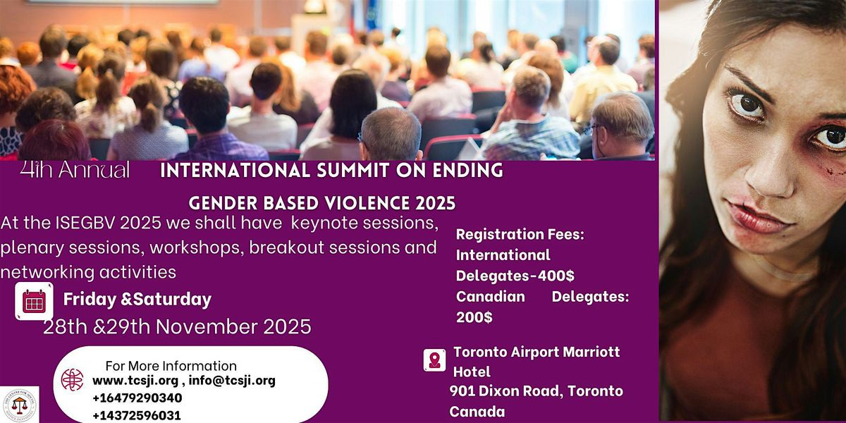 The International Summit on Ending Gender Based Violence 2025