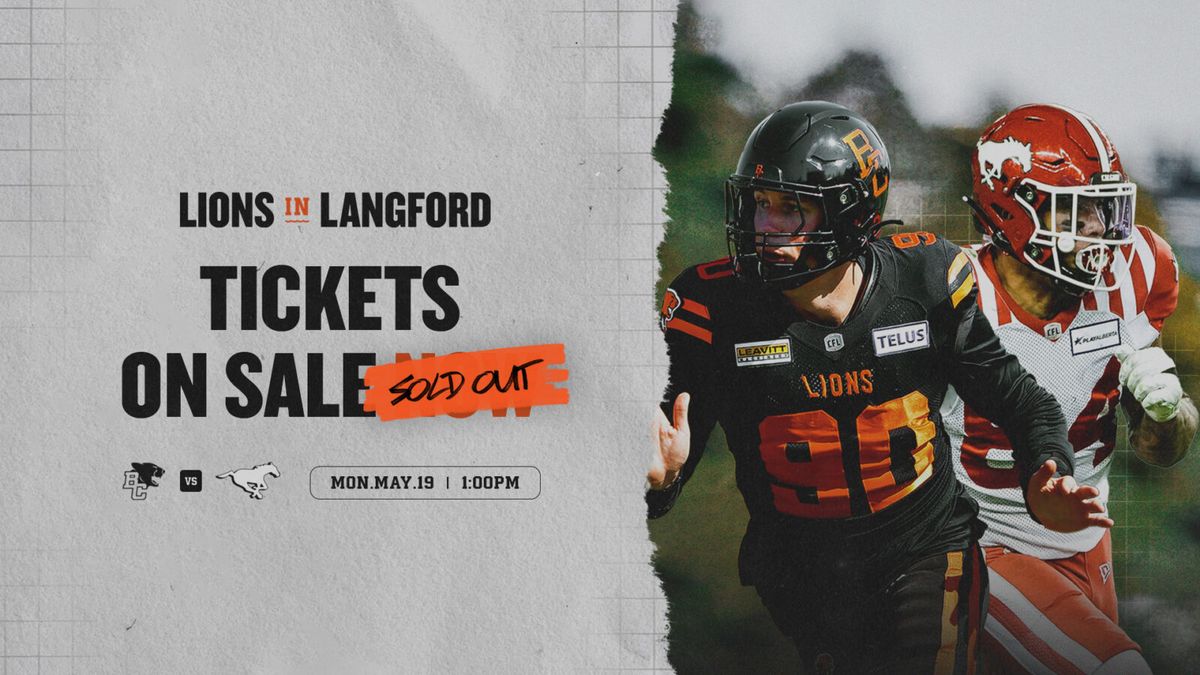 Calgary Stampeders vs. BC Lions