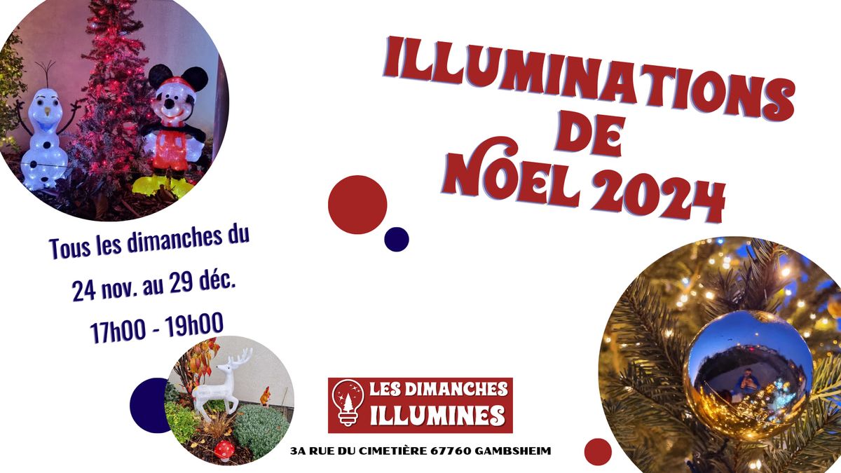 Illuminations de No\u00ebl 2024