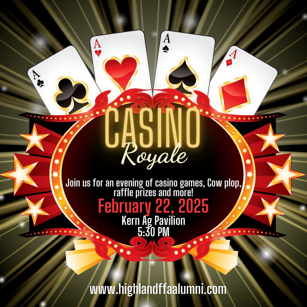 Highland FFA Alumni Casino Royale