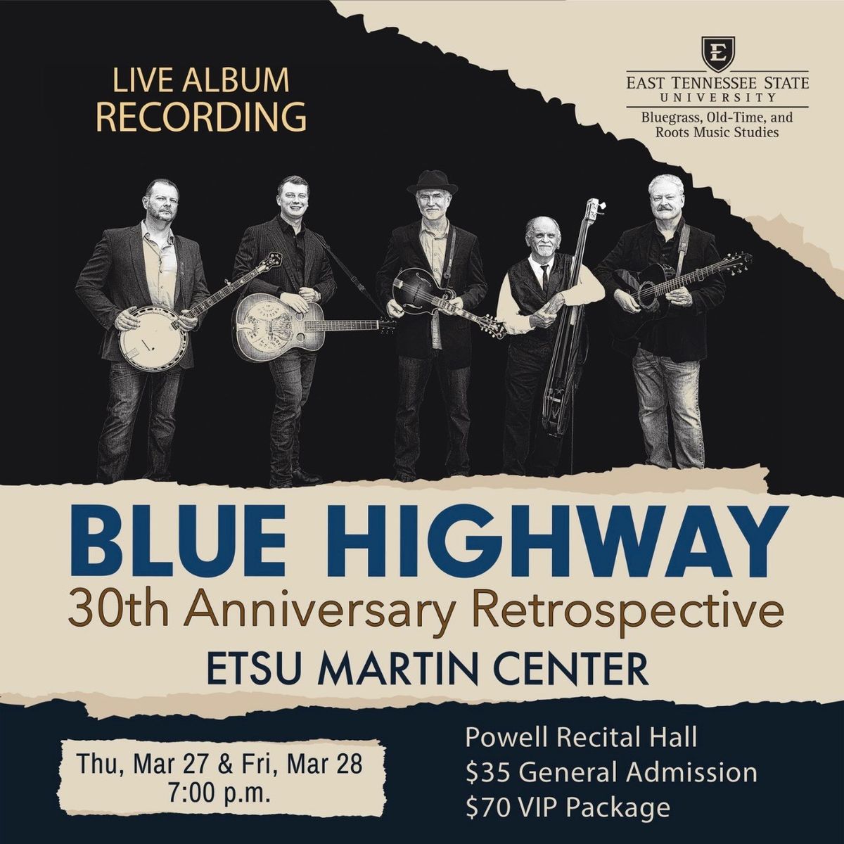 Blue Highway 30th Anniversary Retrospective Live Recording