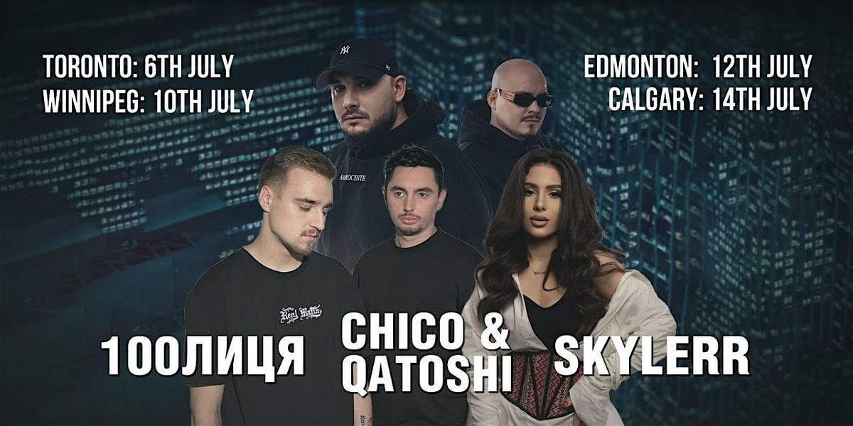 Chico & Qatoshi, Skylerr, 100lytsia Live Concert