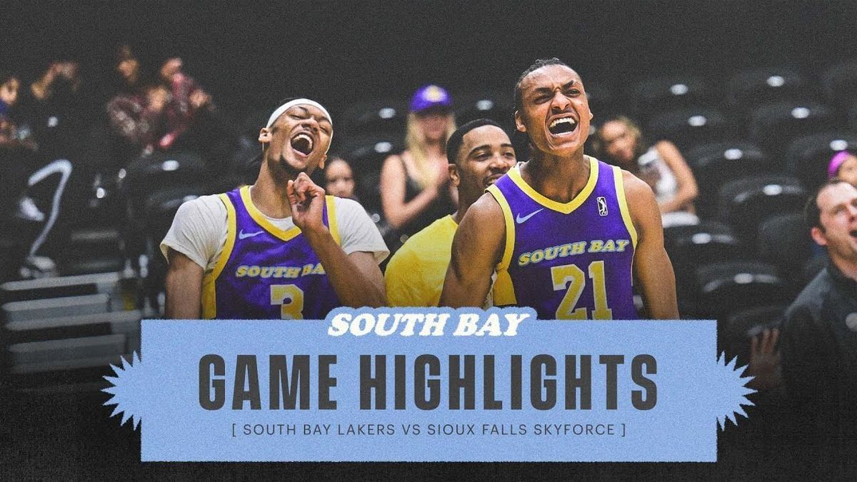 South Bay Lakers at Sioux Falls Skyforce