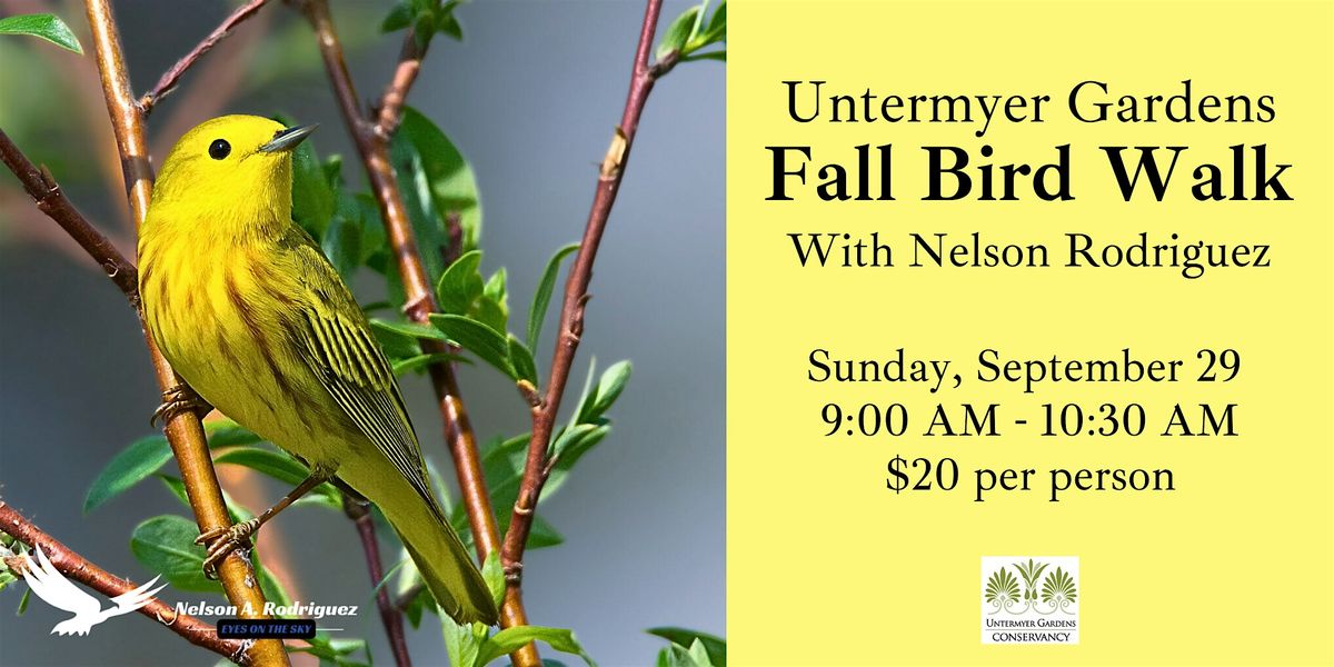 Bird Walk - September 29