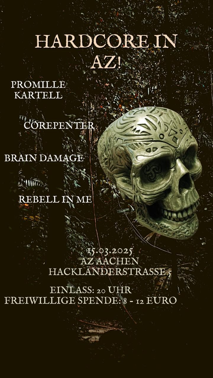 Rebel In Me \/ Brain Damage \/ Corepenter \/ Promille Kartell