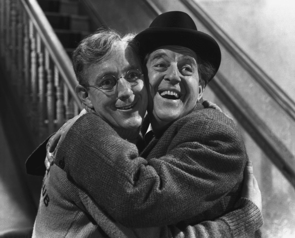 Ealing comedy masterpiece THE LAVENDER HILL MOB starring Alec Guinness and Stanley Holloway 