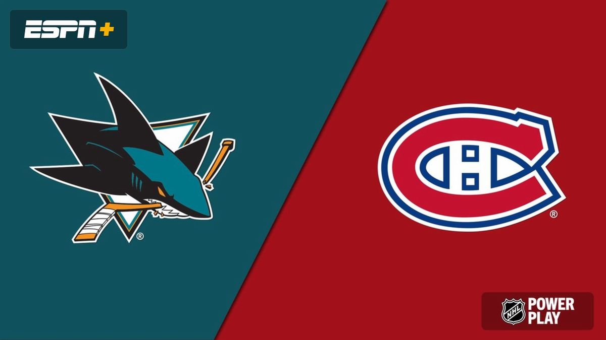 San Jose Sharks at Montreal Canadiens