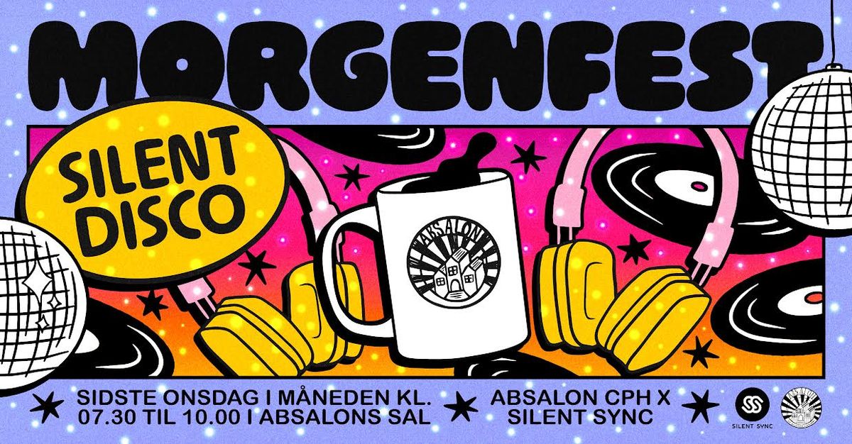 Silent Disco Morgenfest i Absalon