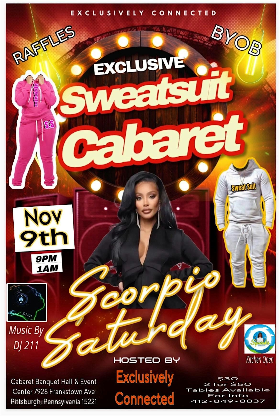 Sweatsuit Cabaret \/ Scorpio Saturday