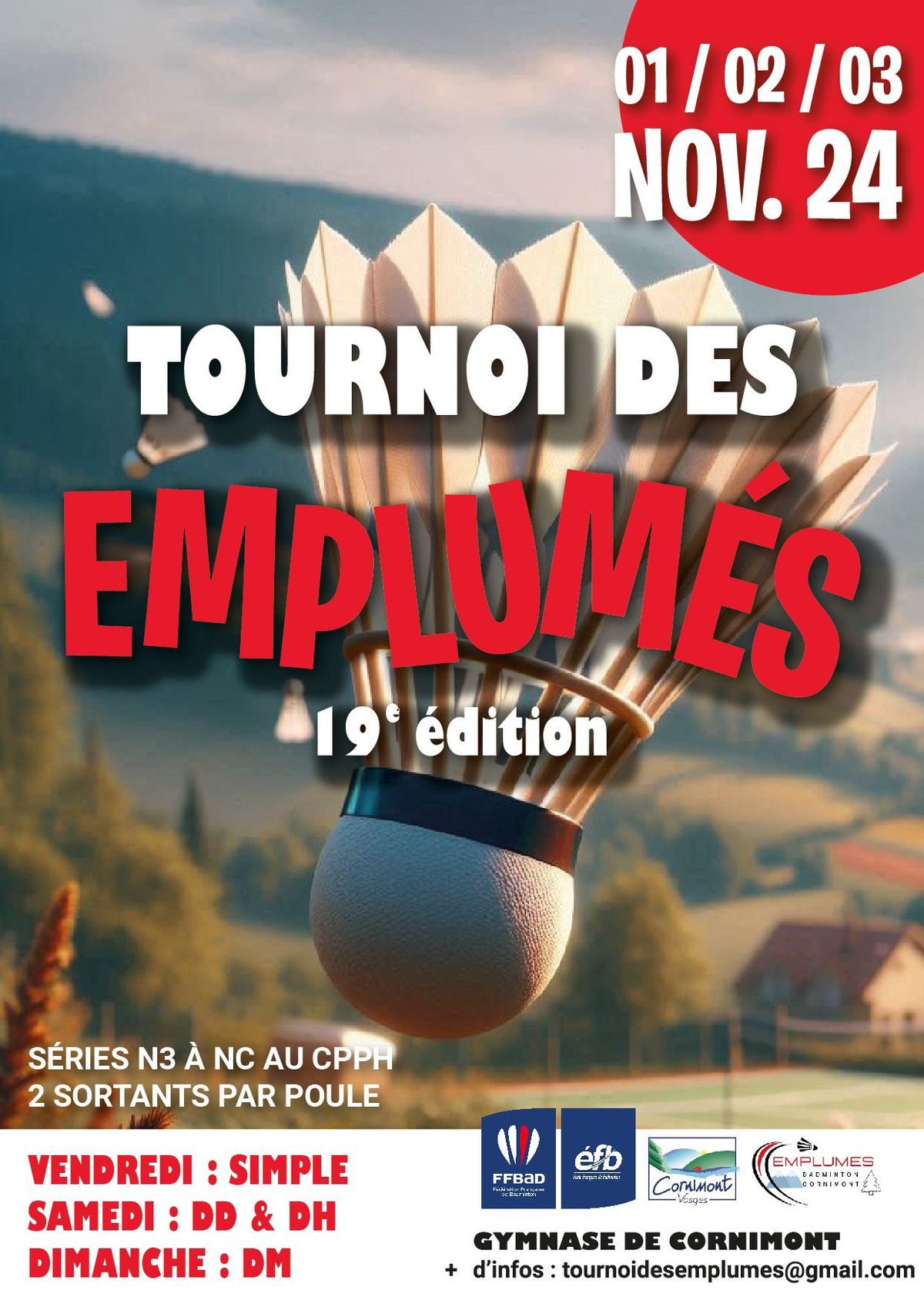 Tournoi des Emplum\u00e9s - 19\u00e8me \u00e9dition