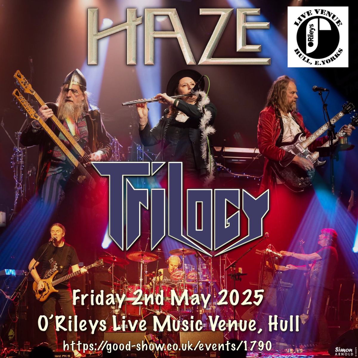 Haze & Trilogy - A Fire in Harmony Prog Rock double-bill at O\u2019Rileys, Hull