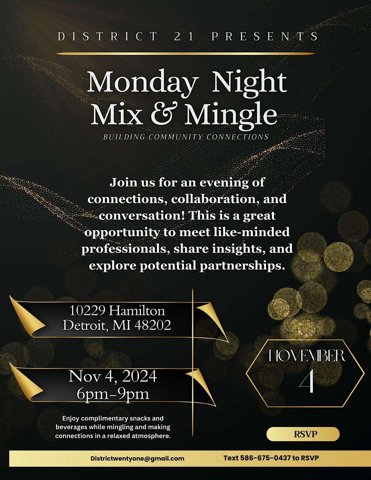 Monday Night Mix & Mingle