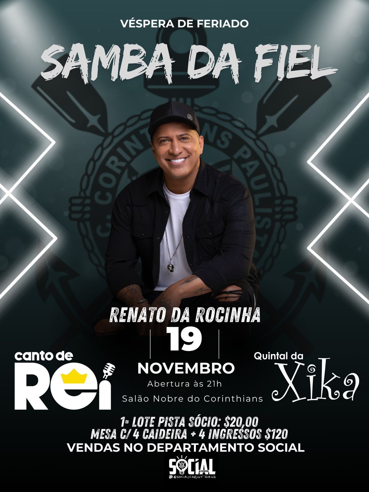 SAMBA DA FIEL | Renato da Rocinha, Quintal da XIKA, Canto de Rei