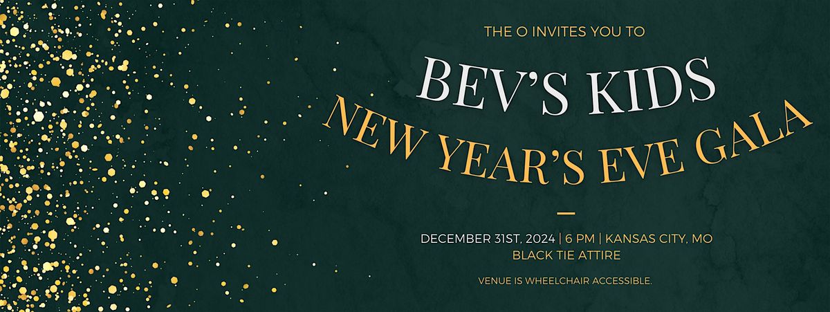 Bev's Kids New Year's Eve Fundraising Gala