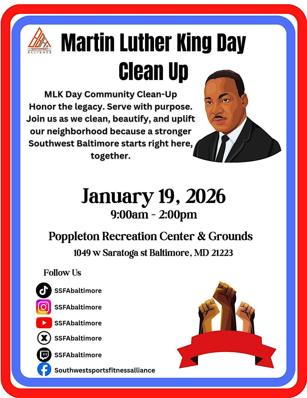 Martin Luther King Day Clean Up