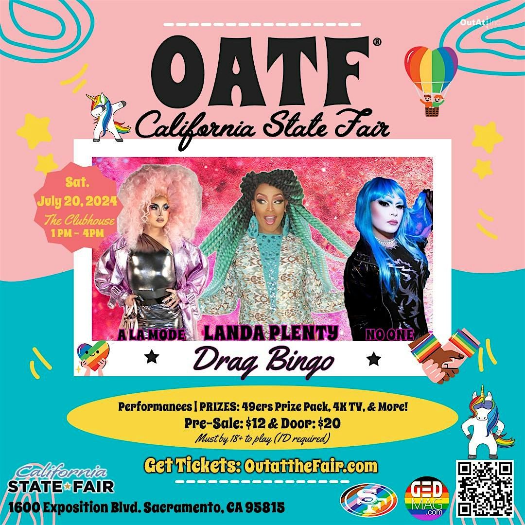 OATF\u00ae Drag Bingo - CA State Fair