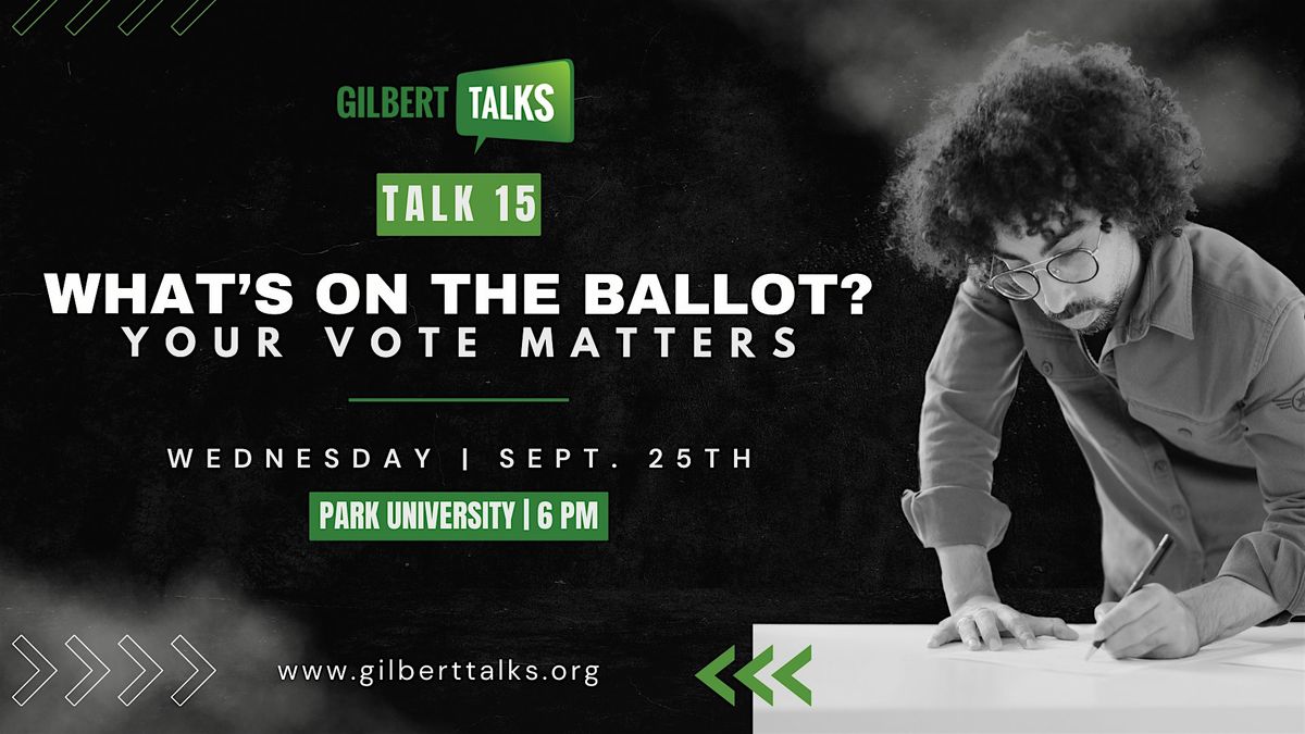 Talk 15 - What's on the Ballot? Your Vote Matters