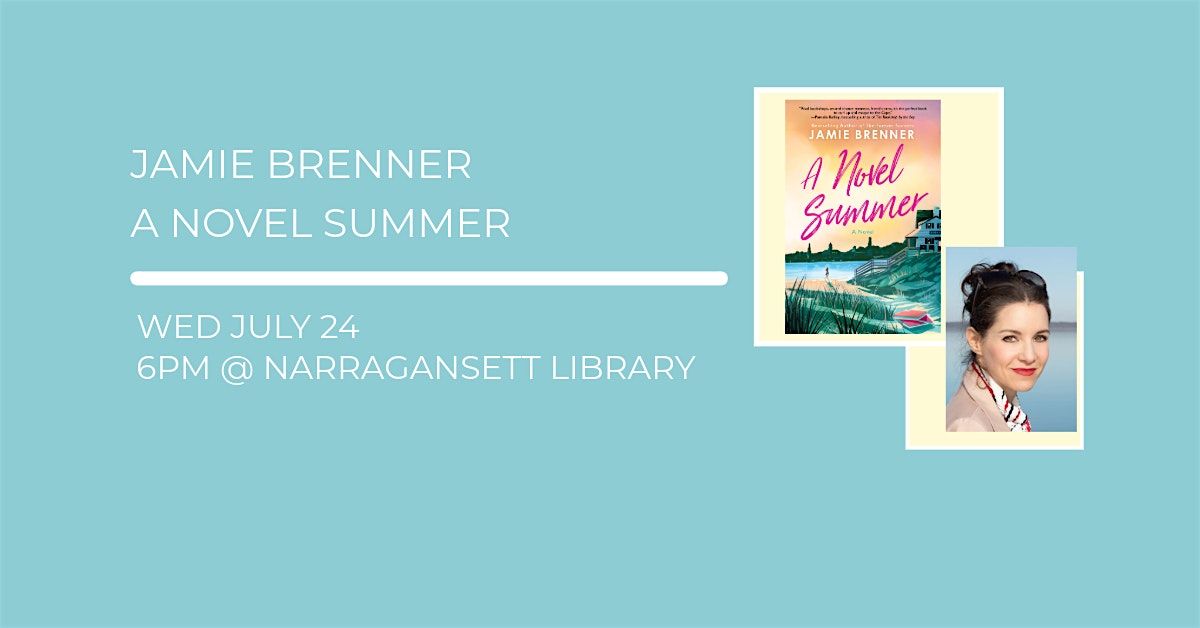 Jamie Brenner Author Event with Wakefield Books at Narragansett Library