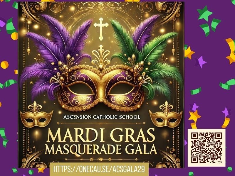 Ascension Catholic School Presents: Mardi Gras Masquerade Gala 2025