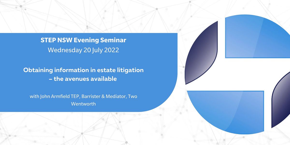 STEP NSW Seminar - Wednesday 20 July 2022