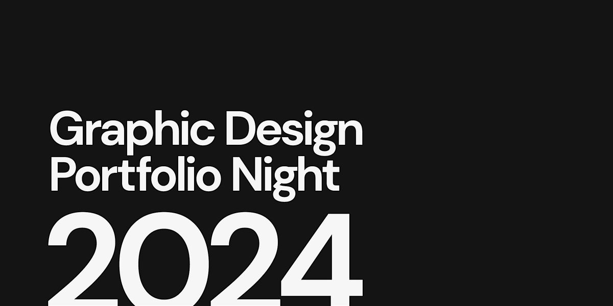 Halifax Graphic Design Student Portfolio Night 2024