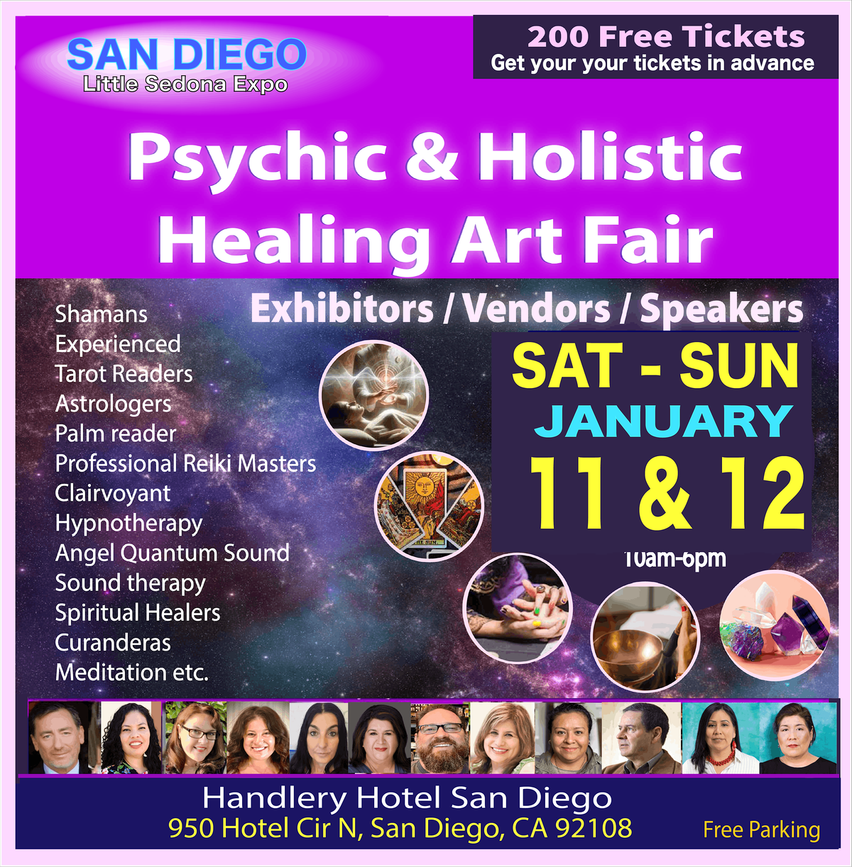 SAN DIEGO CA - Psychic & Healing Art Fair Sat-Sun.January 11 & 12