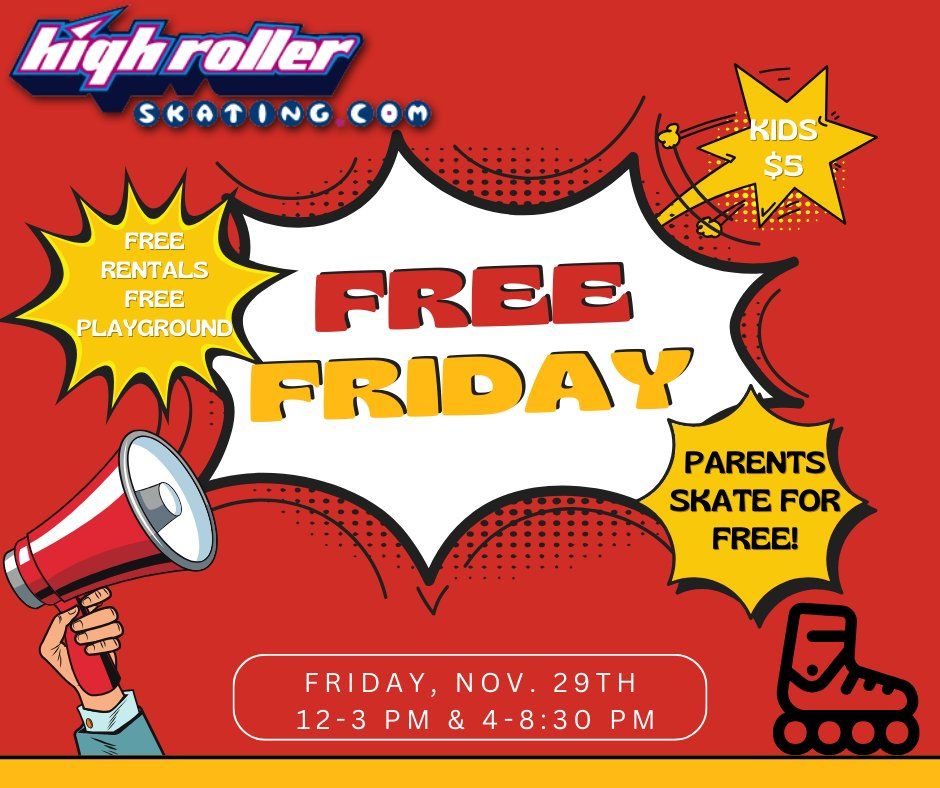 Free Friday Roller Skating Event