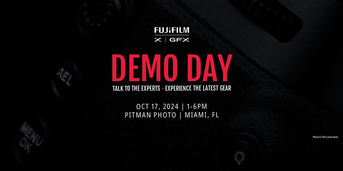 Fujifilm Demo Day at Pitman Photo Supply- Talk to the Experts- Experience the Latest Gear