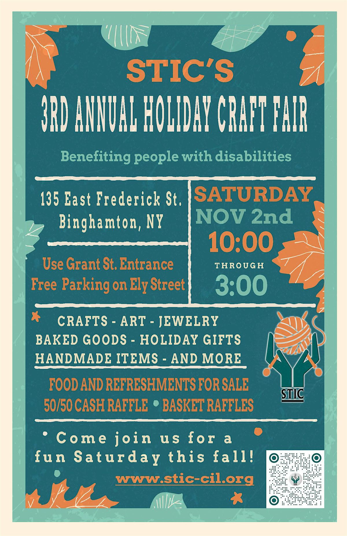 STIC's 3rd Annual Holiday Craft Fair