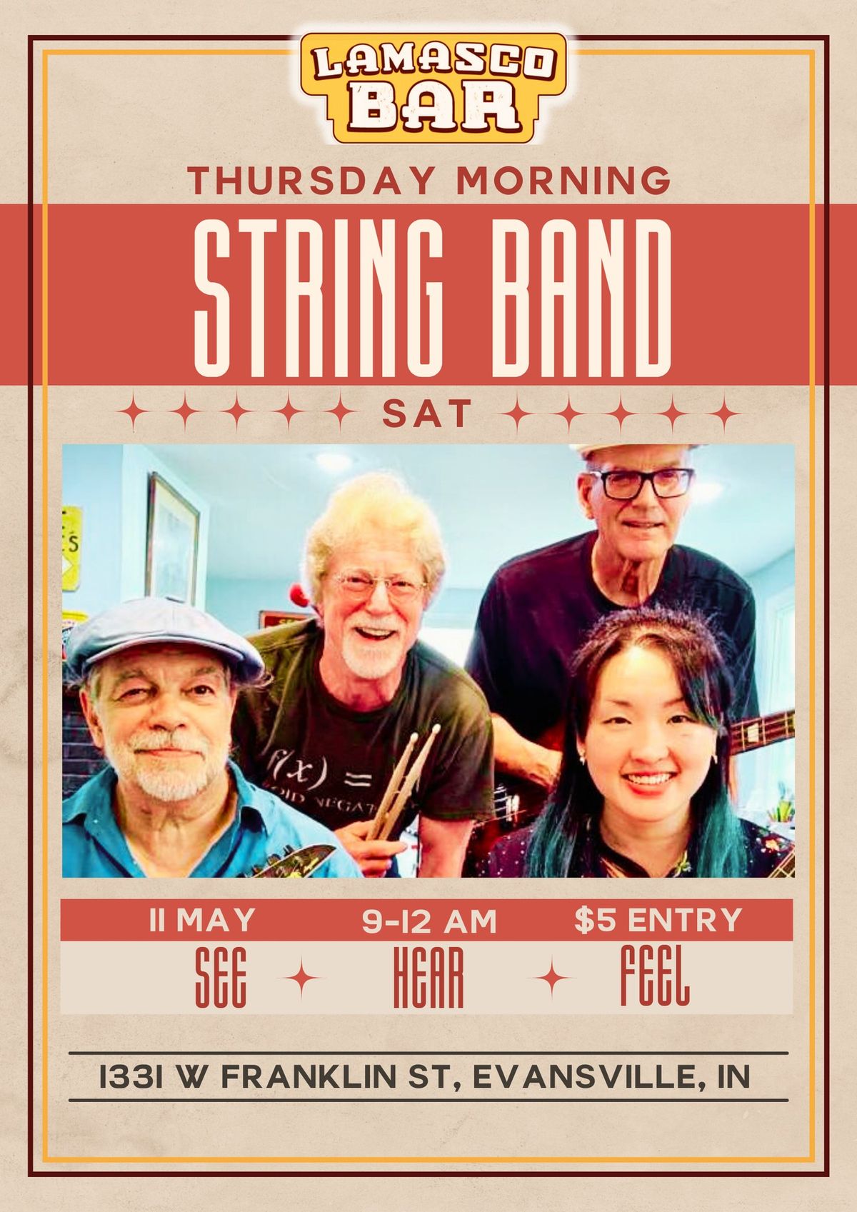 Thursday Morning String Band LIVE @ Lamasco