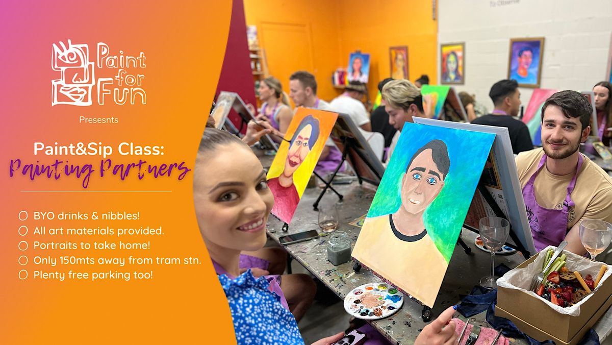 Paint And Sip Painting Partners Melbourne Painting Class, Paint for