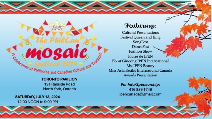 The PhilCan Mosaic Festival